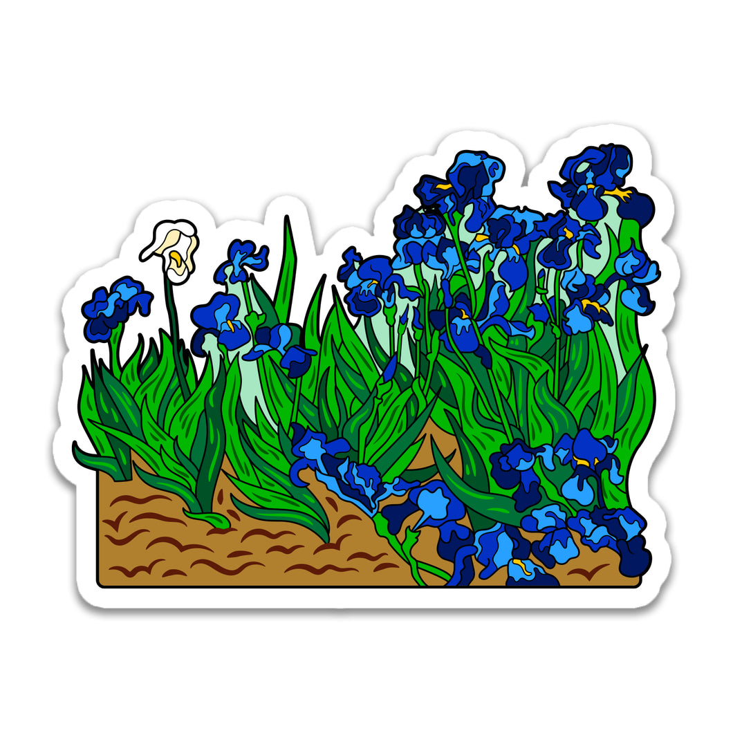 Irises - Autocollant