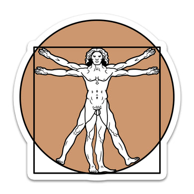 Vitruvian Man - Sticker