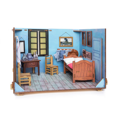 Bedroom in Arles - Miniature Wooden Room